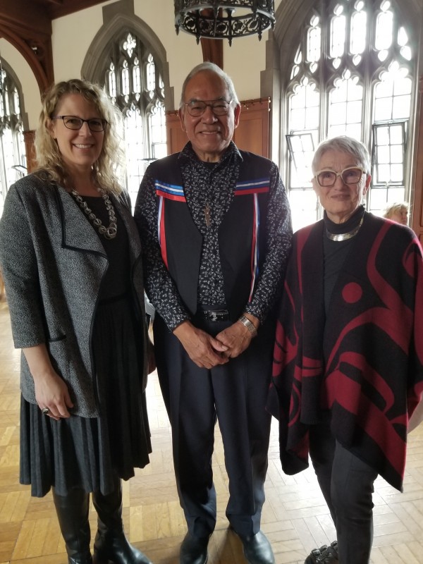 Dr. Anton Grafton with Michelle Voss Roberts and Joan Wyatt