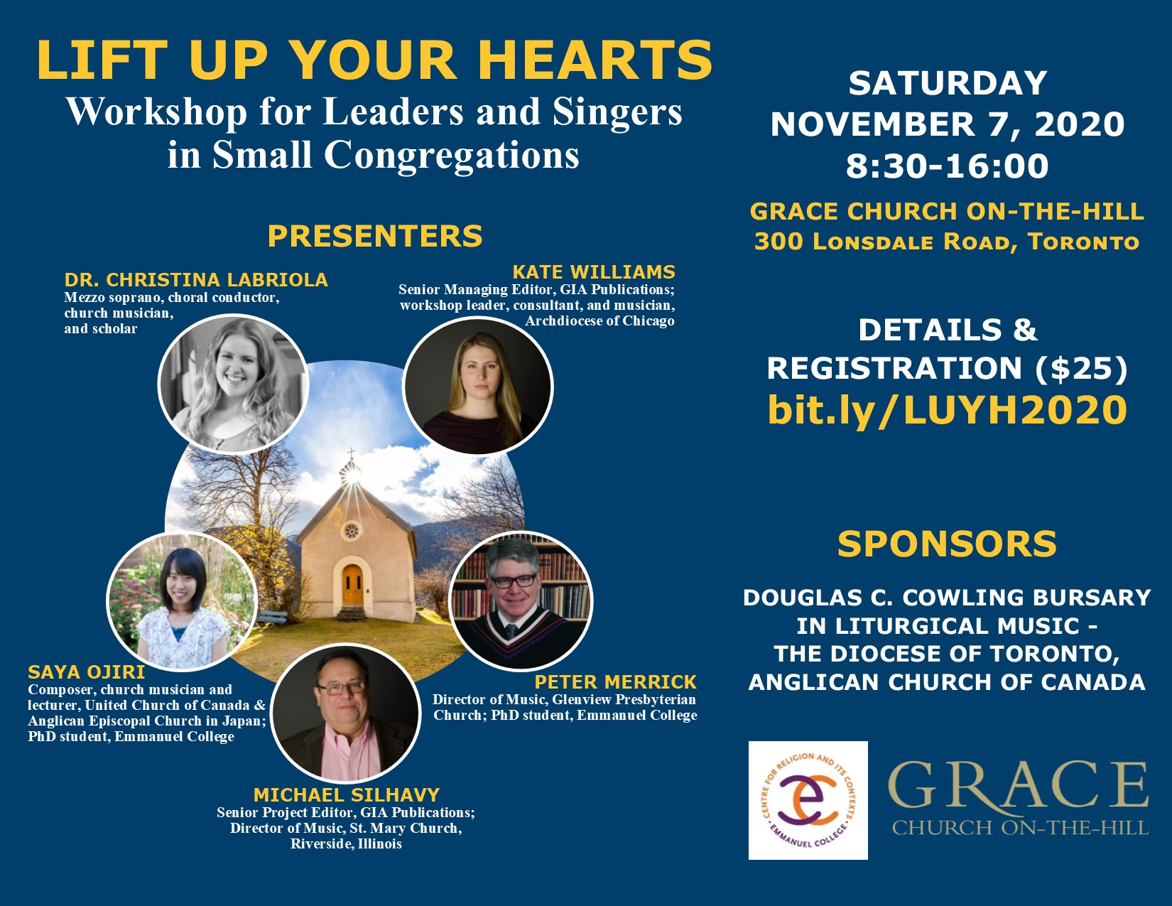 NOV 07 Lift up Your Hearts – Workshop of Leaders and Singers in Small Congregations